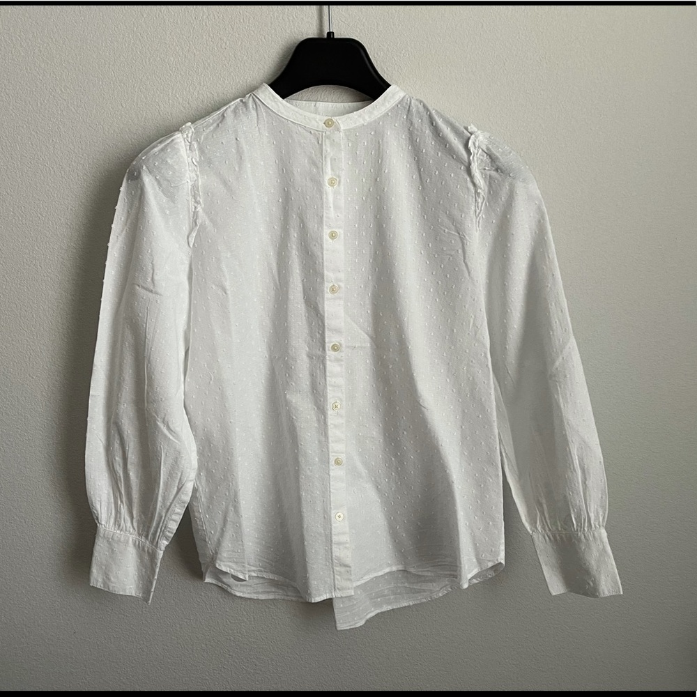 White longsleeve button down